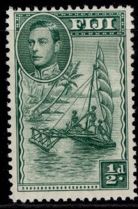 FIJI GVI SG249b, ½d green, NH MINT. PERF 12