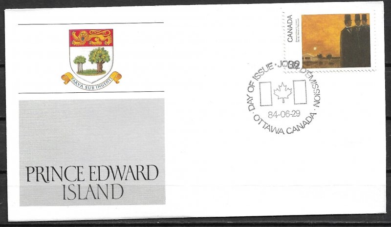 1984 Canada 1022 Canada Day: Prince Edward Island FDC