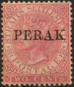 MALAYA/PERAK - QUEEN VICTORIA, Sc.#6 - 1883