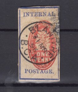 Nyasaland Protectorate QV 1898 1d Internal Postage Blantyre CDS SG56 BP9937