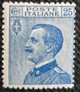 Italy 1906 #100b, printed on back side, MNH SCV $200.00