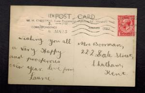 1923 England Postcard Cover Royal Air Force RAF Halton Camp Inspection Duke York