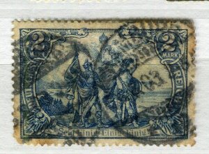 GERMANY; 1902 early high value used 2M. value