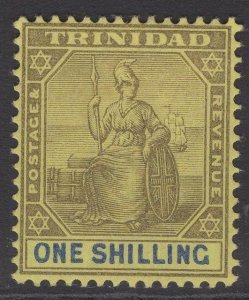 TRINIDAD SG131 1903 1/= BLACK & BLUE/YELLOW MTD MINT