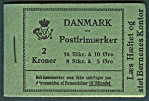 DENMARK (HRE14) 1931, Galle & Jessen Booklet, VF