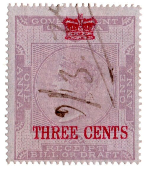 (I.B) Malaya (Straits Settlements) Revenue : Receipt 3c on 1a OP