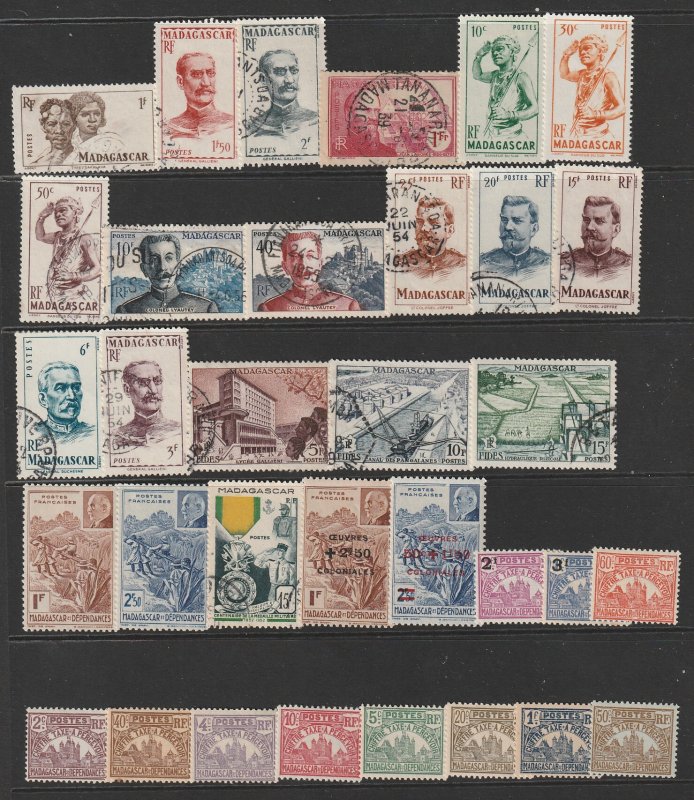 Madagascar (French) a small lot of later issues