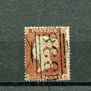 Great Britain #8 (GR932) Queen Victoria, Perf 16, wmk 18, Used, F-VF