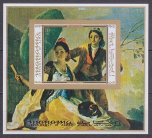 1972 Manama 792/B157b Artist / Francisco de Goya 10,00 €