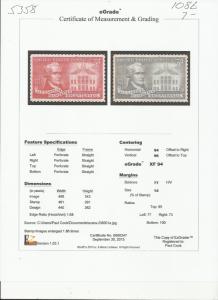 # 1086 MINT NEVER HINGED ALEXANDER HAMILTON     XF+