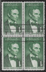 US #1113 1c Abraham Lincoln by George Healy