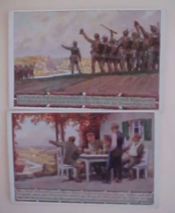 GERMAN ARMY CARD #1 & #6 DONNERHALL & FERNE ALL MINT