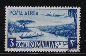 Album Specials Somalia Scott # C25  3s  Airplane and Canoe VF Used CDS