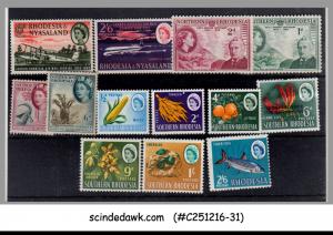 RHODESIA - SELECTED STAMPS - 13V - MINT NH