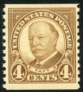 United States Scott 687 MF-VFNHOG - William Howard Taft - SCV $9.50