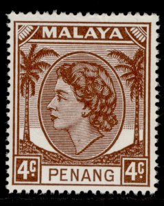 MALAYSIA - Penang QEII SG30, 4c brown, LH MINT.