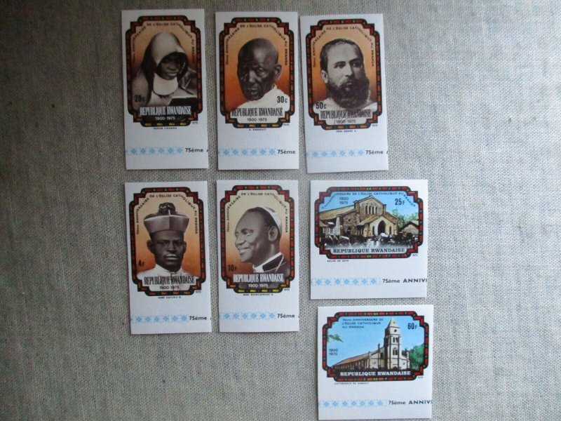 Rwanda, Scott# 731-737, MNH