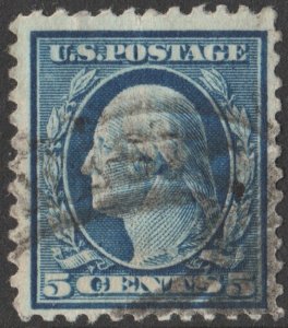 SC#504 5¢ Washington Single (1917) Used