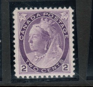Canada #76 Extra Fine Mint Lightly Hinged