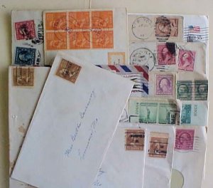 US 16 COVERS FROM 1887 FORWARDED