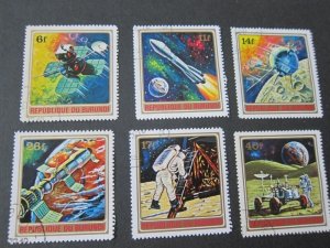 Burundi 1972 Sc 379-84 space set FU