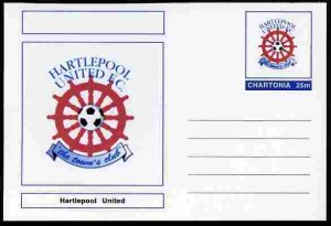 CHARTONIA, Fantasy - Hartlepool United - Postal Stationery Card...