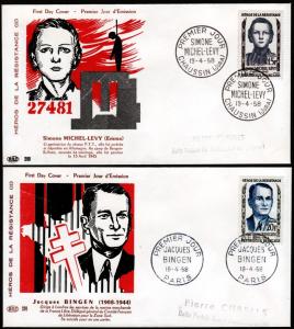 France 879-882 FDC!