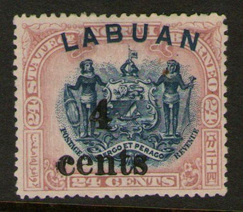 Malaya S. Setts. Labuan 1904 SG 134a Perf.13.5-14 UN