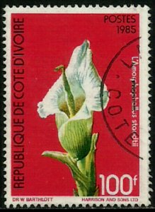 Ivory Coast #769A Used Stamp - Flowers