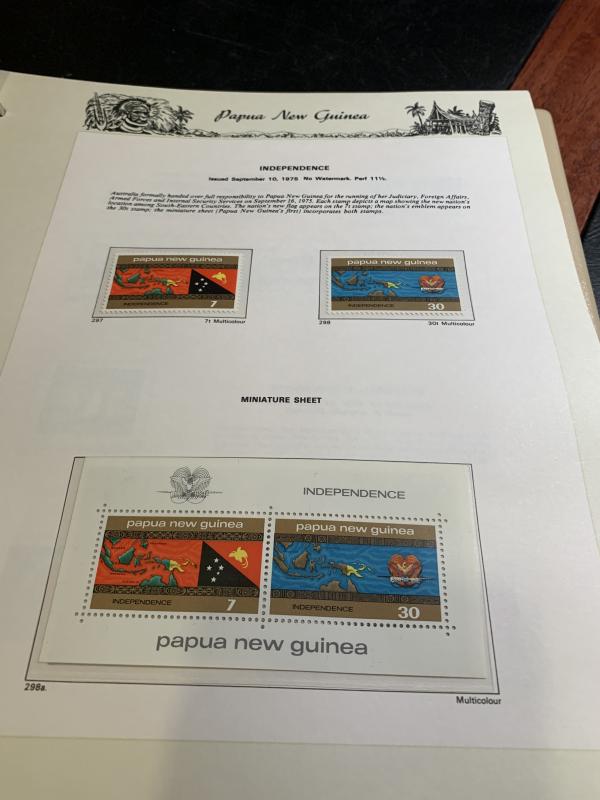 STAMP STATION PERTH: PNG Complete Collection from 1952 to 1989 Mint Never Hinged