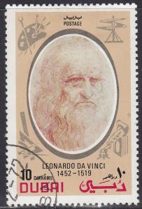 Dubai 154 CTO 1972 Leonardo da Vinci