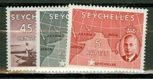 IM: Seychelles 157-171 mint CV $87.75; scan shows only a few