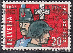 Switzerland 436; 1864 & 1964 Soldiers 1964