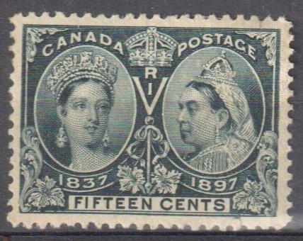 Canada #58 Mint XF OG H C$400.00 -- CHOICE Jubilee --