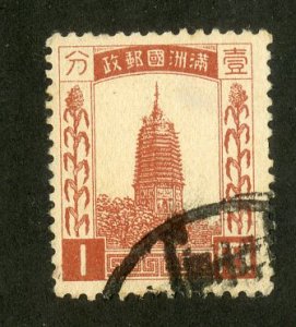 MANCHUKUO  2 USED BIN $1.00 BUILDING