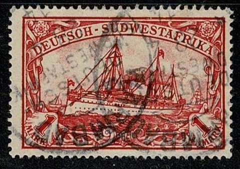 German Southwest Africa #22 used yacht