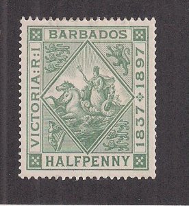 BARBADOS SC# 82   VF/MOG  1897