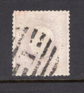 Portugal 1873 King Luiz 240r Perf 12.5 Used Couple of Faults #49 CV$1700
