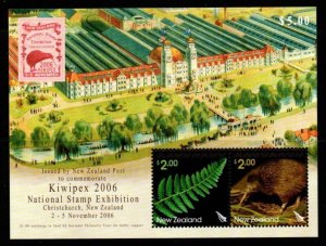 NEW ZEALAND SGMS2923 2006 KIWIPEX 06 MNH