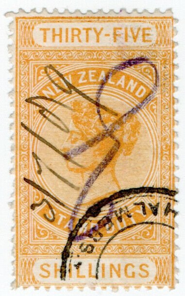 (I.B) New Zealand Revenue : Stamp Duty 35/-