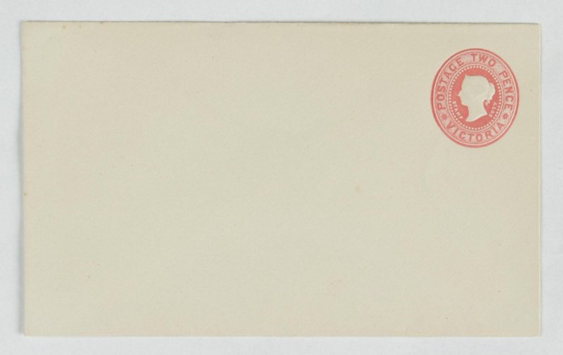 VICTORIA Envelope - PTPO : 1892 QV 2d Pale carmine Stamp Duty.