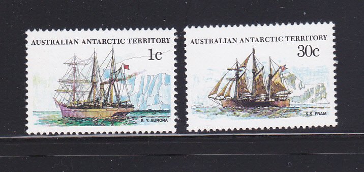Australian Antarctic Territory L37, L46 MNH Ships