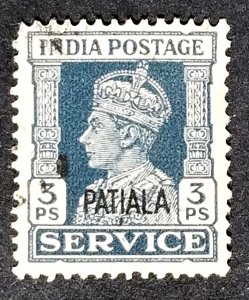 India Patiala #O63 Used FVF Official   …..(XBL149)