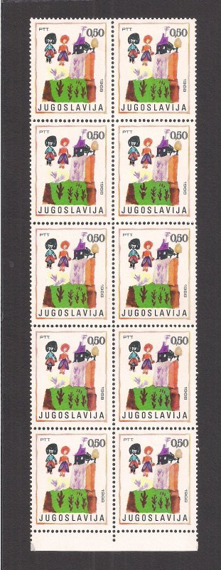 YUGOSLAVIA SC# 948 B/10   FVF/MNH  1968