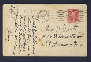 POSTAL HISTORY USA JUNCTION CITY KANSAS 1918 WORLD WAR I - WWI USA soldier