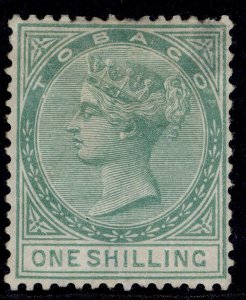 TOBAGO QV SG4, 1s green, M MINT. Cat £425.