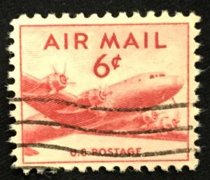 US #C39 Used Single DC-4 Skymaster SCV $.25 L21