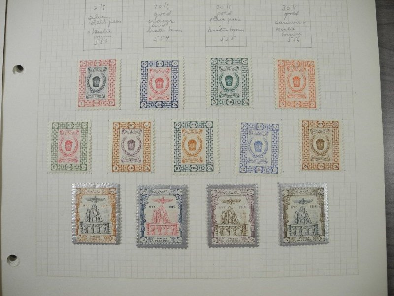 PERSIA, Excellent Stamp Collection hinged on pages