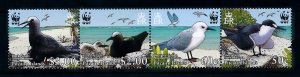 [78366] Pitcairn Islands 2007 Birds Oiseaux Uccelli WWF MNH 717-720