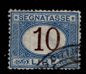 ITALY Scott J19 Used  Postage due Brown  Numerals